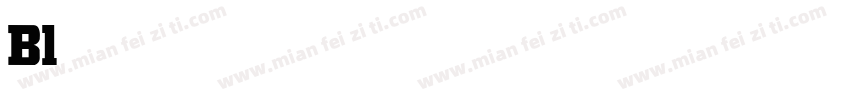 BloknotC Bold字体转换